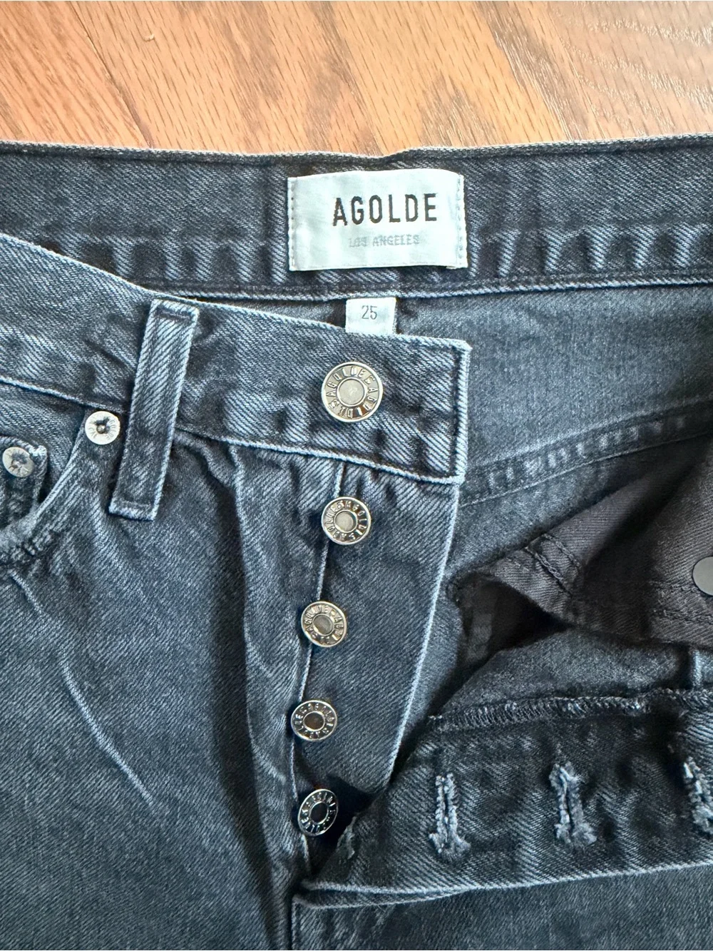 AGOLDE Parker Denim Shorts